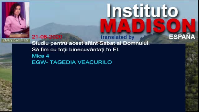 RO Daisy Escalante 21 08 2020 IMNURI SI STUDII PENTRU INCHINAREA SABATICA
