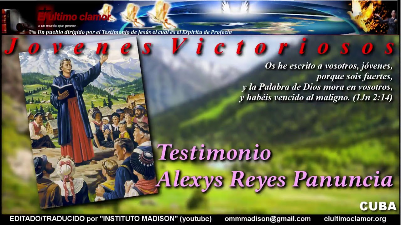 JOVENES VICTORIOSOS- TestimonioAlexys Reyes Panuncia