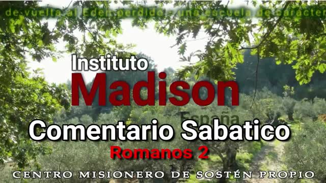 ROMANOS 2   COMENTARIO SABATICO 21 11 2020